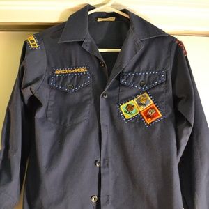 Bedazzled Boy Scout Shirt